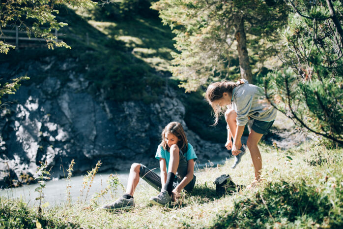 Wandern Familie